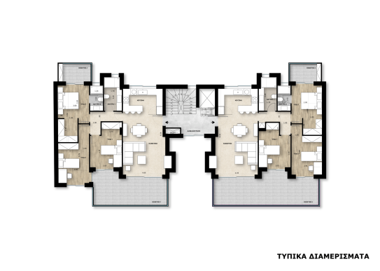 Piperis Ilioupoli Colored Plan